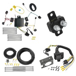 Trailer Hitch 7 Way RV Wiring Kit For 16-19 Acura TLX Plug Prong Pin Brake Control Ready Trailer Hitch 7 Way RV Wiring Kit For 16-19 Acura TLX Plug Prong Pin Brake Control Ready