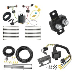 Trailer Hitch 7 Way RV Wiring Kit For 17-22 KIA Sportage Plug Prong Pin Brake Control Ready Trailer Hitch 7 Way RV Wiring Kit For 17-22 KIA Sportage Plug Prong Pin Brake Control Ready
