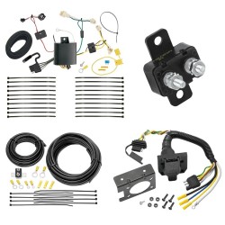 Trailer Hitch 7 Way RV Wiring Kit For 16-19 Toyota Prius Except Prime Plug Prong Pin Brake Control Ready Trailer Hitch 7 Way RV Wiring Kit For 16-19 Toyota Prius Except Prime Plug Prong Pin Brake Control Ready