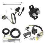 Trailer Hitch 7 Way RV Wiring Kit For 17-23 GMC Acadia Cadillac XT5 20-23 Cadillac XT6 19-23 Chevy Blazer Plug Prong Pin Brake Control Ready