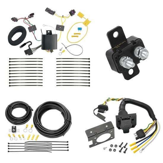 118734 85343 20506 7012A Tekonsha Trailer Hitch 7 Way RV Wiring Kit 17-19 Chevy Cruze Hatchback Plug Prong Pin Brake Control Ready 17 18 19 2017 2018 2019 Trailer Hitch 7 Way RV Wiring Kit For 17-19 Chevy Cruze Hatchback Plug Prong Pin Brake Control Ready