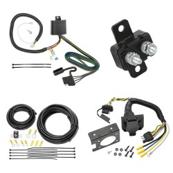 Trailer Hitch 7 Way RV Wiring Kit For 17-25 Honda CRV Plug Prong Pin Brake Control Ready Trailer Hitch 7 Way RV Wiring Kit For 17-25 Honda CRV Plug Prong Pin Brake Control Ready