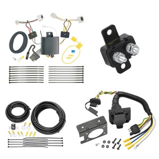 118746 85343 20506 7012A Tekonsha Trailer Hitch 7 Way RV Wiring Kit 17-21 Mazda CX-5 Plug Prong Pin Brake Control Ready 17 18 19 20 21 22 2017 2018 2019 2020 2021 2022 Trailer Hitch 7 Way RV Wiring Kit For 17-21 Mazda CX-5 Plug Prong Pin Brake Control Ready