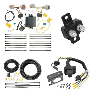 118757 85343 20506 7012A Tekonsha Trailer Hitch 7 Way RV Wiring Kit 17-19 Nissan Rogue Sport Plug Prong Pin Brake Control Ready 17 18 19 2017 2018 2019 Trailer Hitch 7 Way RV Wiring Kit For 17-19 Nissan Rogue Sport Plug Prong Pin Brake Control Ready