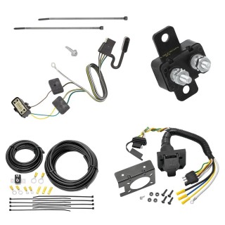 118761 85343 20506 7012A Tekonsha Trailer Hitch 7 Way RV Wiring Kit 18-23 Buick Enclave Chevy Traverse Plug Prong Pin Brake Control Ready 18 19 20 21 22 23 2018 2019 2020 2021 2022 2023 Trailer Hitch 7 Way RV Wiring Kit For 18-24 Buick Enclave 18-23 Chevy Traverse Plug Prong Pin Brake Control Ready
