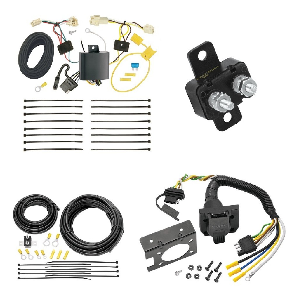 118763 85343 20506 7012A Tekonsha Trailer Hitch 7 Way RV Wiring Kit 18-22 Toyota Camry Plug Prong Pin Brake Control Ready 18 19 20 21 22 2018 2019 2020 2021 2022 Trailer Hitch 7 Way RV Wiring Kit For 18-24 Toyota Camry Plug Prong Pin Brake Control Ready