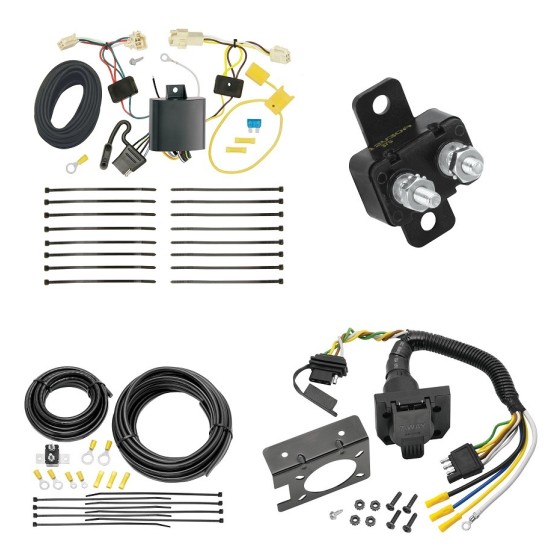 118763 85343 20506 7012A Tekonsha Trailer Hitch 7 Way RV Wiring Kit 18-22 Toyota Camry Plug Prong Pin Brake Control Ready 18 19 20 21 22 2018 2019 2020 2021 2022 Trailer Hitch 7 Way RV Wiring Kit For 18-24 Toyota Camry Plug Prong Pin Brake Control Ready