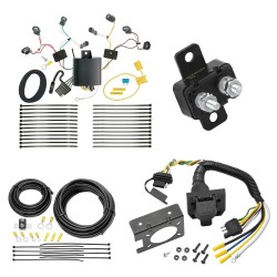 Trailer Hitch 7 Way RV Wiring Kit For 14-20 Honda Fit Plug Prong Pin Brake Control Ready Trailer Hitch 7 Way RV Wiring Kit For 14-20 Honda Fit Plug Prong Pin Brake Control Ready