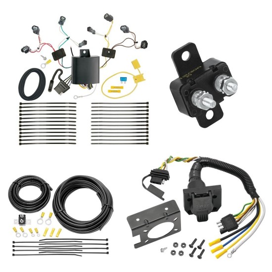 118767 85343 20506 7012A Tekonsha Trailer Hitch 7 Way RV Wiring Kit 14-20 Honda Fit Plug Prong Pin Brake Control Ready 14 15 16 17 18 19 20 2014 2015 2016 2017 2018 2019 2020 Trailer Hitch 7 Way RV Wiring Kit For 14-20 Honda Fit Plug Prong Pin Brake Control Ready