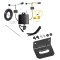  Trailer Wiring and Bracket For 18-23 Volvo XC60 Plug & Play 4-Flat Harness