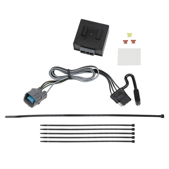118778 85343 20506 7012A Tekonsha Trailer Hitch 7 Way RV Wiring Kit 17-23 Honda Ridgeline Plug Prong Pin Brake Control Ready 17 18 19 20 21 22 23 2017 2018 2019 2020 2021 2022 2023 Trailer Hitch 7 Way RV Wiring Kit For 17-24 Honda Ridgeline Plug Prong Pin Brake Control Ready