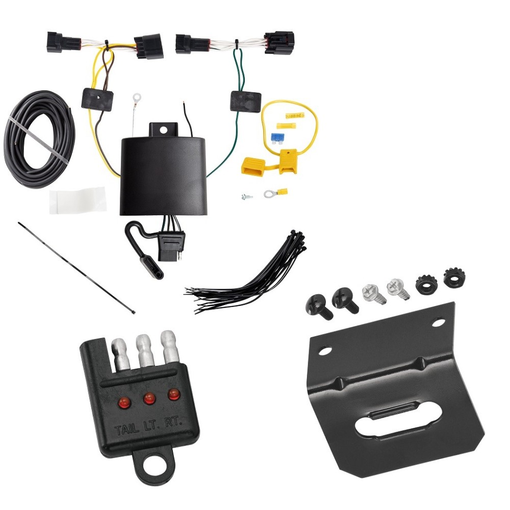 Plug and Play T-One Wiring Harness Connector 4-Flat Mounting Bracket 4-Flat Car End Tester w/ LED Display 118788 118144 20114 Tekonsha Trailer Wiring and Bracket Light Tester 18-22 Jaguar E-Pace Plug Play 4-Flat Harness 18 19 20 21 22 2018 2019 2020 2021 Trailer Wiring and Bracket w/ Light Tester For 18-23 Jaguar E-Pace Plug & Play 4-Flat Harness