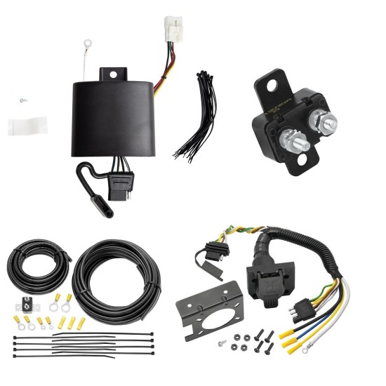 118790 85343 20506 7012A Tekonsha Trailer Hitch 7 Way RV Wiring Kit 19-22 Subaru Ascent Plug Prong Pin Brake Control Ready 19 20 21 22 2019 2020 2021 2022 Trailer Hitch 7 Way RV Wiring Kit For 19-24 Subaru Ascent Plug Prong Pin Brake Control Ready
