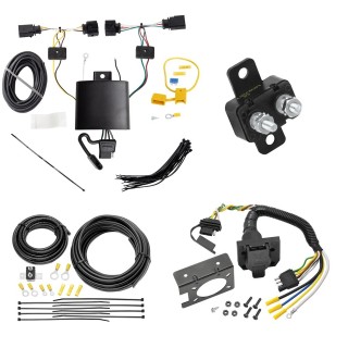 118791 85343 20506 7012A Tekonsha Trailer Hitch 7 Way RV Wiring Kit 19-22 Volkswagen Jetta Plug Prong Pin Brake Control Ready 19 20 21 22 2019 2020 2021 2022 Trailer Hitch 7 Way RV Wiring Kit For 19-22 Volkswagen Jetta Plug Prong Pin Brake Control Ready