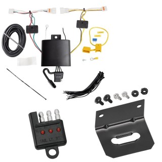 Plug and Play T-One Wiring Harness Connector 4-Flat Mounting Bracket 4-Flat Car End Tester w/ LED Display 118793 118144 20114 Tekonsha Trailer Wiring and Bracket Light Tester 18-22 KIA Rio Sedan Plug Play 4-Flat Harness 18 19 20 21 22 2018 2019 2020 2021 Trailer Wiring and Bracket w/ Light Tester For 18-23 KIA Rio Sedan Plug & Play 4-Flat Harness