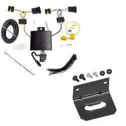 Trailer Wiring and Bracket For 19-24 Infiniti QX50 Plug & Play 4-Flat Harness  Trailer Wiring and Bracket For 19-24 Infiniti QX50 Plug & Play 4-Flat Harness
