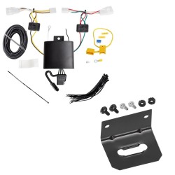  Trailer Wiring and Bracket For 19-22 Toyota Avalon Plug & Play 4-Flat Harness