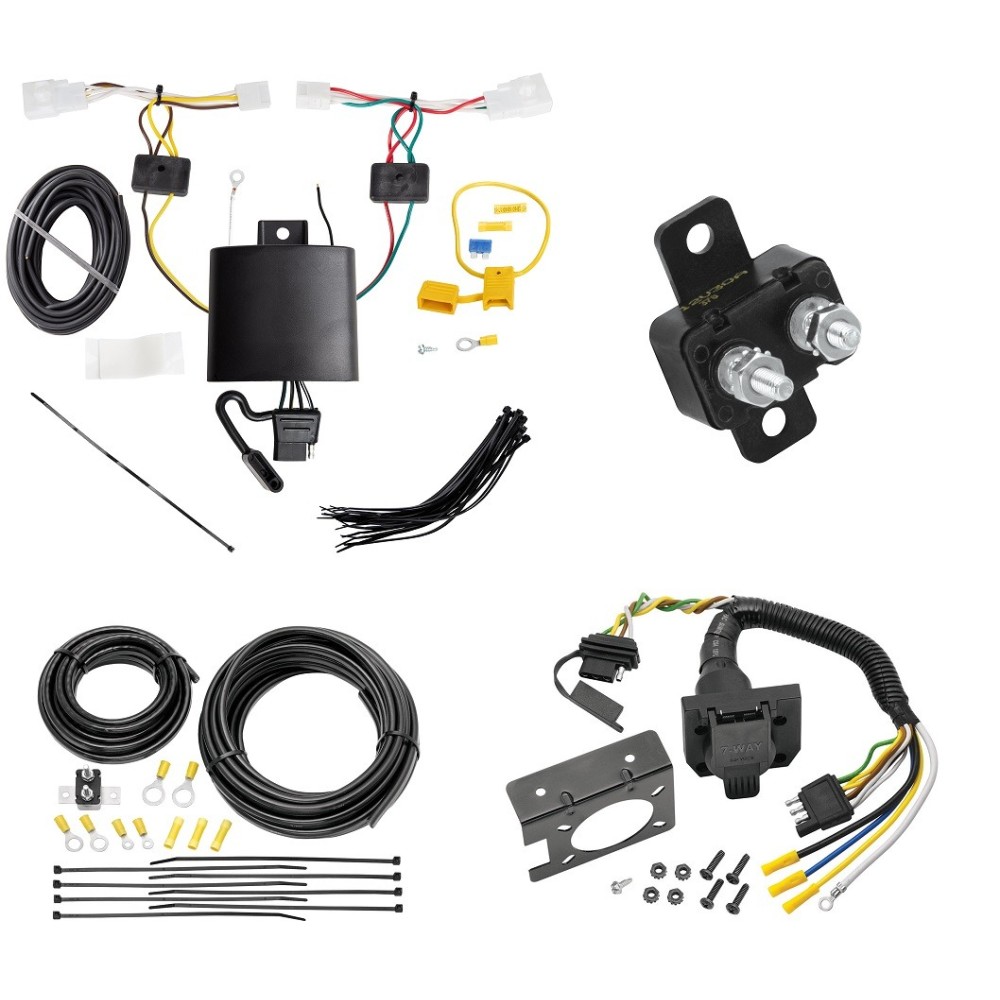 118798 85343 20506 7012a Tekonsha Trailer Hitch 7 Way RV Wiring Kit 19-22 Toyota Avalon Plug Prong Pin Brake Control Ready 19 20 21 22 2019 2020 2021 2022 Trailer Hitch 7 Way RV Wiring Kit For 19-22 Toyota Avalon Plug Prong Pin Brake Control Ready