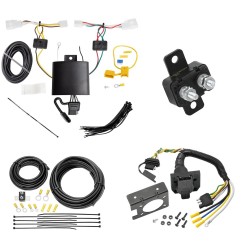 Trailer Hitch 7 Way RV Wiring Kit For 19-22 Toyota Avalon Plug Prong Pin Brake Control Ready