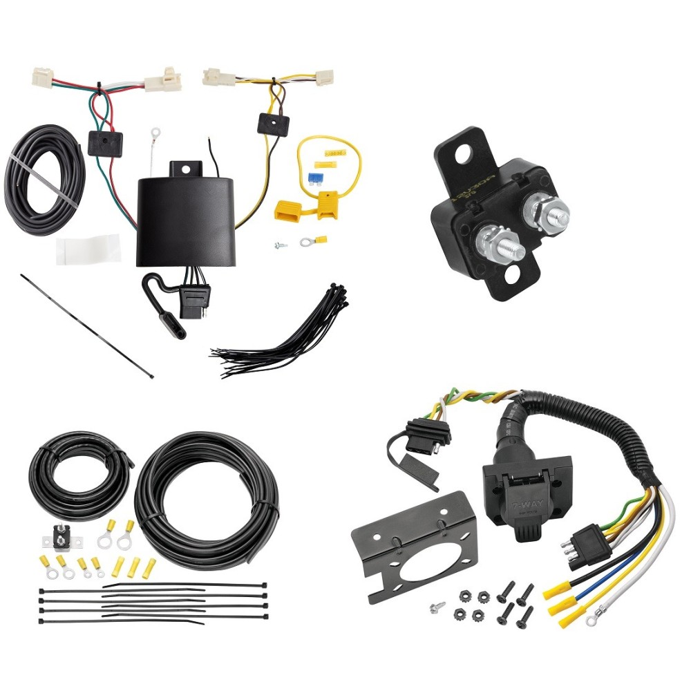 118801 85343 20506 7012A Tekonsha Trailer Hitch 7 Way RV Wiring Kit 19-22 Toyota RAV4 All Styles Plug Prong Pin Brake Control Ready 19 20 21 22 2019 2020 2021 2022 Trailer Hitch 7 Way RV Wiring Kit For 19-24 Toyota RAV4 All Styles Plug Prong Pin Brake Control Ready