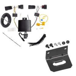 Trailer Wiring and Bracket For 19-24 Lincoln Nautilus Plug & Play 4-Flat Harness  Trailer Wiring and Bracket For 19-24 Lincoln Nautilus Plug & Play 4-Flat Harness