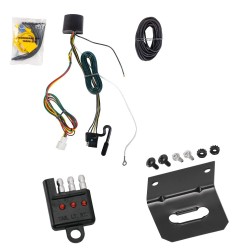 Trailer Wiring and Bracket w/ Light Tester For 19-24 Acura RDX without +12V Power Provision Plug & Play 4-Flat Harness