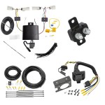 118805 85343 20506 7012A Tekonsha Trailer Hitch 7 Way RV Wiring Kit 19-23 Edge Except Titanium Models Plug Prong Pin Brake Control Ready 19 20 21 22 23 2019 2020 2021 2022 2023 Trailer Hitch 7 Way RV Wiring Kit For 19-24 Ford Edge Except Titanium Models Plug Prong Pin Brake Control Ready