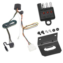 Trailer Wiring and Bracket w/ Light Tester For 19-24 Honda Passport Plug & Play 4-Flat Harness Trailer Wiring and Bracket w/ Light Tester For 19-24 Honda Passport Plug & Play 4-Flat Harness