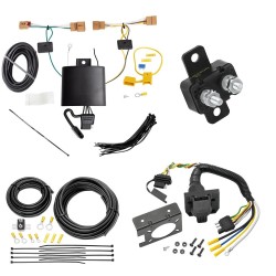 Trailer Hitch 7 Way RV Wiring Kit For 18-24 VW Volkswagen Tiguan Plug Prong Pin Brake Control Ready Trailer Hitch 7 Way RV Wiring Kit For 18-24 VW Volkswagen Tiguan Plug Prong Pin Brake Control Ready