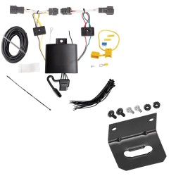 Trailer Wiring and Bracket For 20-24 KIA Soul Except w/LED Taillights Plug & Play 4-Flat Harness  Trailer Wiring and Bracket For 20-24 KIA Soul Except w/LED Taillights Plug & Play 4-Flat Harness