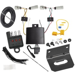Trailer Wiring and Bracket w/ Light Tester For 20-24 Lincoln Aviator Plug & Play 4-Flat Harness Trailer Wiring and Bracket w/ Light Tester For 20-24 Lincoln Aviator Plug & Play 4-Flat Harness