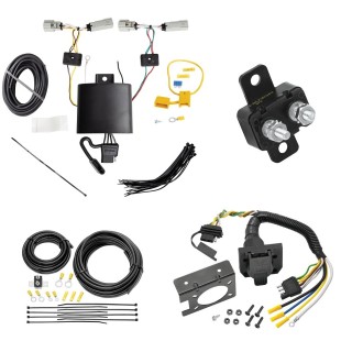 118817 85343 20506 7012A Tekonsha Trailer Hitch 7 Way RV Wiring Kit 20-23 Lincoln Aviator Plug Prong Pin Brake Control Ready 20 21 22 23 2020 2021 2022 2023 Trailer Hitch 7 Way RV Wiring Kit For 20-24 Lincoln Aviator Plug Prong Pin Brake Control Ready