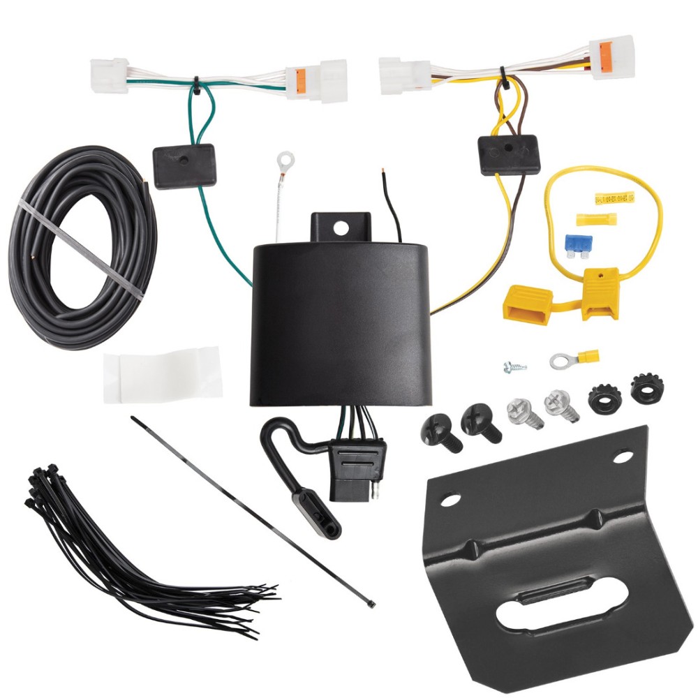 Plug and Play T-One Wiring Harness Connector 4-Flat Mounting Bracket Installation Instructions 118819 118144 Tekonsha Trailer Wiring and Bracket 20-23 Hyundai Sonata Plug Play 4-Flat Harness 20 21 22 23 2020 2021 2022 2023 Trailer Wiring and Bracket For 20-23 Hyundai Sonata Plug & Play 4-Flat Harness