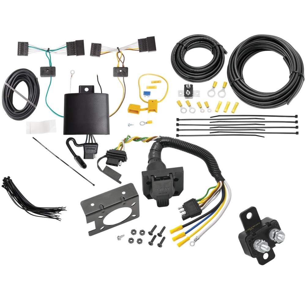 118823 85343 20506 7012A Tekonsha Trailer Hitch 7 Way RV Wiring Kit 18-22 BMW X3 Plug Prong Pin Brake Control Ready 18 19 20 21 22 2018 2019 2020 2021 2022 Trailer Hitch 7 Way RV Wiring Kit For 18-22 BMW X3 Plug Prong Pin Brake Control Ready
