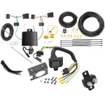 118823 85343 20506 7012A Tekonsha Trailer Hitch 7 Way RV Wiring Kit 18-22 BMW X3 Plug Prong Pin Brake Control Ready 18 19 20 21 22 2018 2019 2020 2021 2022 Trailer Hitch 7 Way RV Wiring Kit For 18-22 BMW X3 Plug Prong Pin Brake Control Ready
