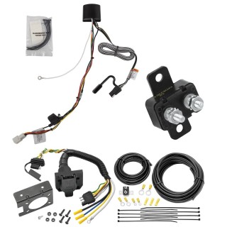 118824 85343 20506 7012A Tekonsha Trailer Hitch 7 Way RV Wiring Kit 21-23 Toyota Sienna Plug Prong Pin Brake Control Ready 21 22 23 2021 2022 2023 Trailer Hitch 7 Way RV Wiring Kit For 21-23 Toyota Sienna Plug Prong Pin Brake Control Ready