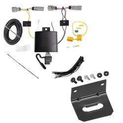 Trailer Wiring and Bracket For 21-24 Chevy Trailblazer Except w/LED Taillights Plug & Play 4-Flat Harness