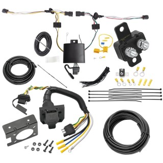 118828 85343 20506 7012A Tekonsha Trailer Hitch 7 Way RV Wiring Kit 21-23 Kia Seltos Plug Prong Pin Brake Control Ready 21 22 23 2021 2022 2023 Trailer Hitch 7 Way RV Wiring Kit For 21-24 Kia Seltos Plug Prong Pin Brake Control Ready
