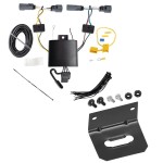 Plug and Play T-One Wiring Harness Connector 4-Flat Mounting Bracket Installation Instructions 118829 118144 Tekonsha Trailer Wiring and Bracket 20-23 Buick Encore GX Plug Play 4-Flat Harness 20 21 22 23 2020 2021 2022 2023 Trailer Wiring and Bracket For 20-24 Buick Encore GX Plug & Play 4-Flat Harness