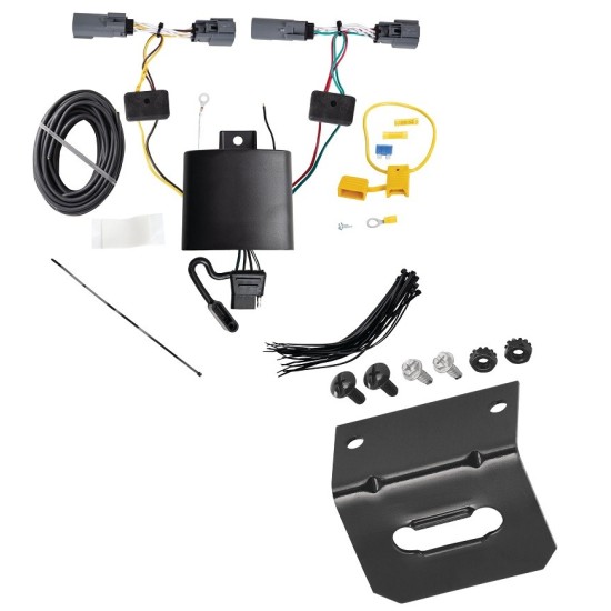 Plug and Play T-One Wiring Harness Connector 4-Flat Mounting Bracket Installation Instructions 118829 118144 Tekonsha Trailer Wiring and Bracket 20-23 Buick Encore GX Plug Play 4-Flat Harness 20 21 22 23 2020 2021 2022 2023 Trailer Wiring and Bracket For 20-24 Buick Encore GX Plug & Play 4-Flat Harness