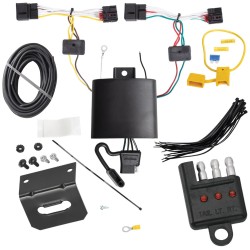 Trailer Wiring Harness Kit and Bracket w/ Light Tester For 20-24 Volkswagen Atlas Cross Sport Plug & Play Trailer Wiring Harness Kit and Bracket w/ Light Tester For 20-24 Volkswagen Atlas Cross Sport Plug & Play