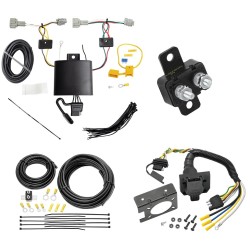 Trailer Hitch 7 Way RV Wiring Kit For 21-24 Nissan Rogue Plug Prong Pin Brake Control Ready