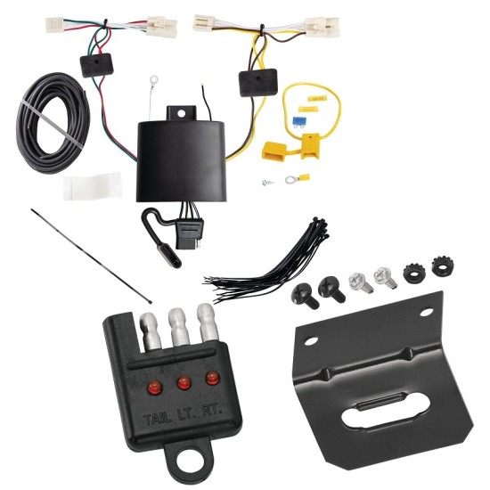 Plug and Play T-One Wiring Harness Connector 4-Flat Mounting Bracket 4-Flat Car End Tester w/ LED Display 118834 118144 20114 Tekonsha Trailer Wiring and Bracket Light Tester 21-23 Hyundai Elantra Plug Play 4-Flat Harness 21 22 23 2021 2022 2023 Trailer Wiring and Bracket w/ Light Tester For 21-24 Hyundai Elantra Plug & Play 4-Flat Harness