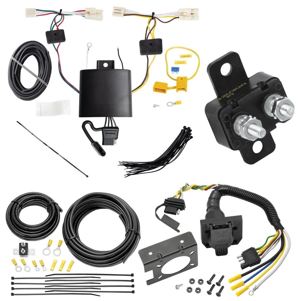 118834 85343 20506 7012A Tekonsha Trailer Hitch 7 Way RV Wiring Kit 21-23 Hyundai Elantra Plug Prong Pin Brake Control Ready 21 22 23 2021 2022 2023 Trailer Hitch 7 Way RV Wiring Kit For 21-24 Hyundai Elantra Plug Prong Pin Brake Control Ready