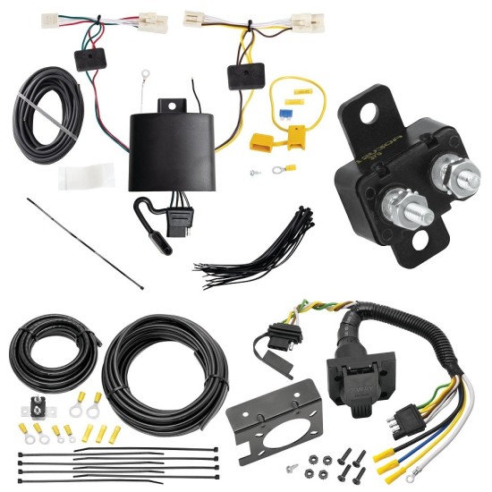 118834 85343 20506 7012A Tekonsha Trailer Hitch 7 Way RV Wiring Kit 21-23 Hyundai Elantra Plug Prong Pin Brake Control Ready 21 22 23 2021 2022 2023 Trailer Hitch 7 Way RV Wiring Kit For 21-24 Hyundai Elantra Plug Prong Pin Brake Control Ready