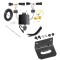 Plug and Play T-One Wiring Harness Connector 4-Flat Mounting Bracket Installation Instructions 118840 118144 Tekonsha Trailer Wiring and Bracket 21-22 Mustang Mach-E Plug Play 4-Flat Harness 21 22 2021 2022 Trailer Wiring and Bracket For 21-23 Ford Mustang Mach-E Plug & Play 4-Flat Harness