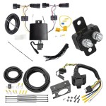 118840 85343 20506 7012A Tekonsha Trailer Hitch 7 Way RV Wiring Kit 21-22 Mustang Mach-E Plug Prong Pin Brake Control Ready 21 22 2021 2022 Trailer Hitch 7 Way RV Wiring Kit For 21-23 Ford Mustang Mach-E Plug Prong Pin Brake Control Ready