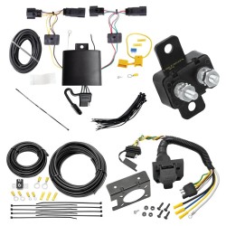 Trailer Hitch 7 Way RV Wiring Kit For 21-23 Ford Mustang Mach-E Plug Prong Pin Brake Control Ready