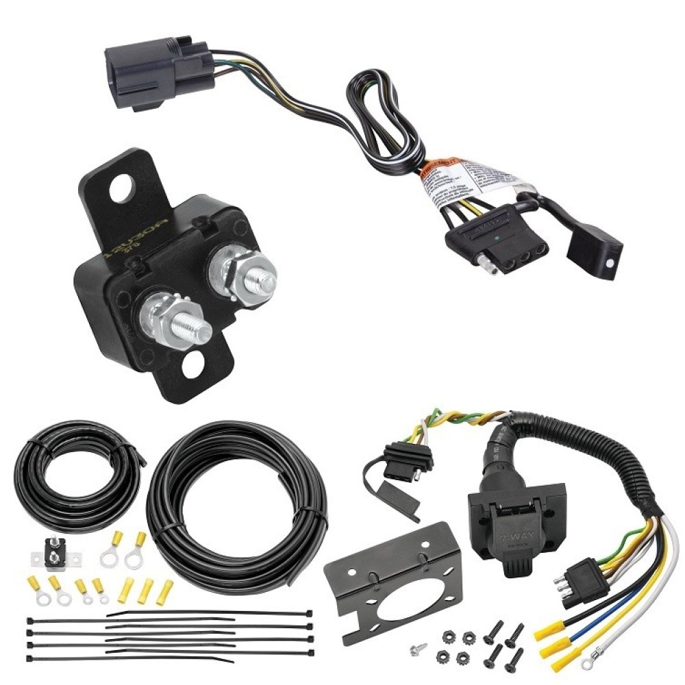 118841 85343 20506 7012A Tekonsha Trailer Hitch 7 Way RV Wiring Kit 21-23 Buick Envision Plug Prong Pin Brake Control Ready 21 22 23 2021 2022 2023 Trailer Hitch 7 Way RV Wiring Kit For 21-24 Buick Envision Plug Prong Pin Brake Control Ready