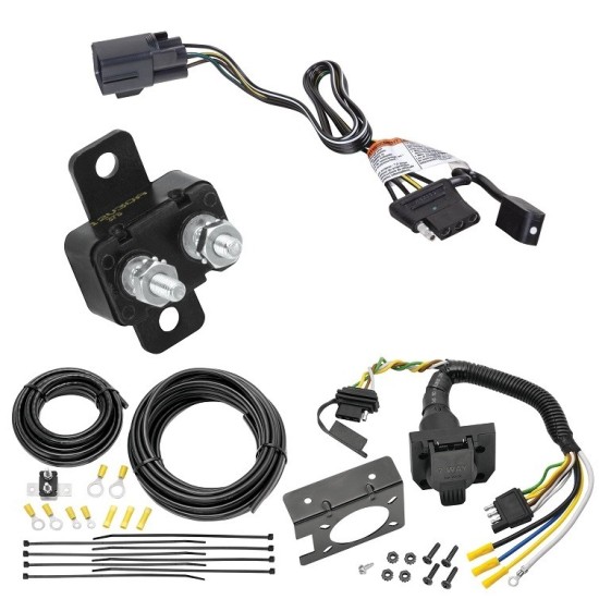 118841 85343 20506 7012A Tekonsha Trailer Hitch 7 Way RV Wiring Kit 21-23 Buick Envision Plug Prong Pin Brake Control Ready 21 22 23 2021 2022 2023 Trailer Hitch 7 Way RV Wiring Kit For 21-24 Buick Envision Plug Prong Pin Brake Control Ready